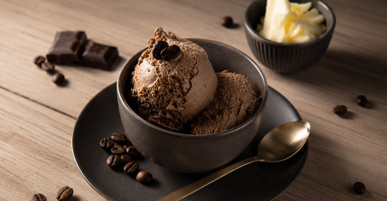 Fotografía gastronómica de un helado para obrador