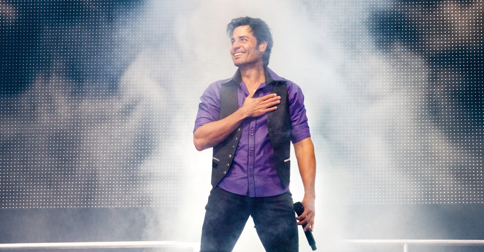 Fotografia para prensa del concierto de Chayanne en el Festival Valladolid Latino