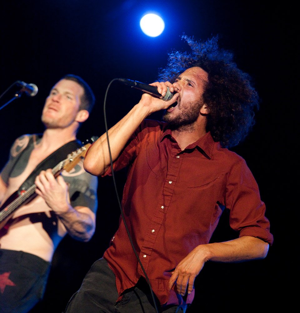 Fotografia para concierto Rage Against the Machine