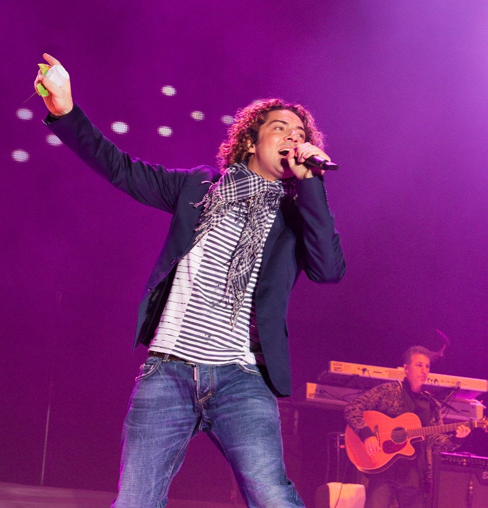 Fotografia para concierto de David Bisbal